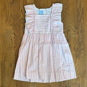 bella bliss Pink and White Striped Dress